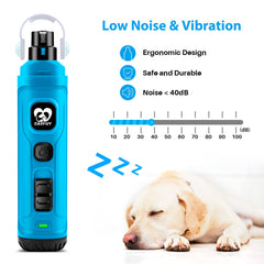 Casfuy whisper-quiet motor minimizes stress during nail care