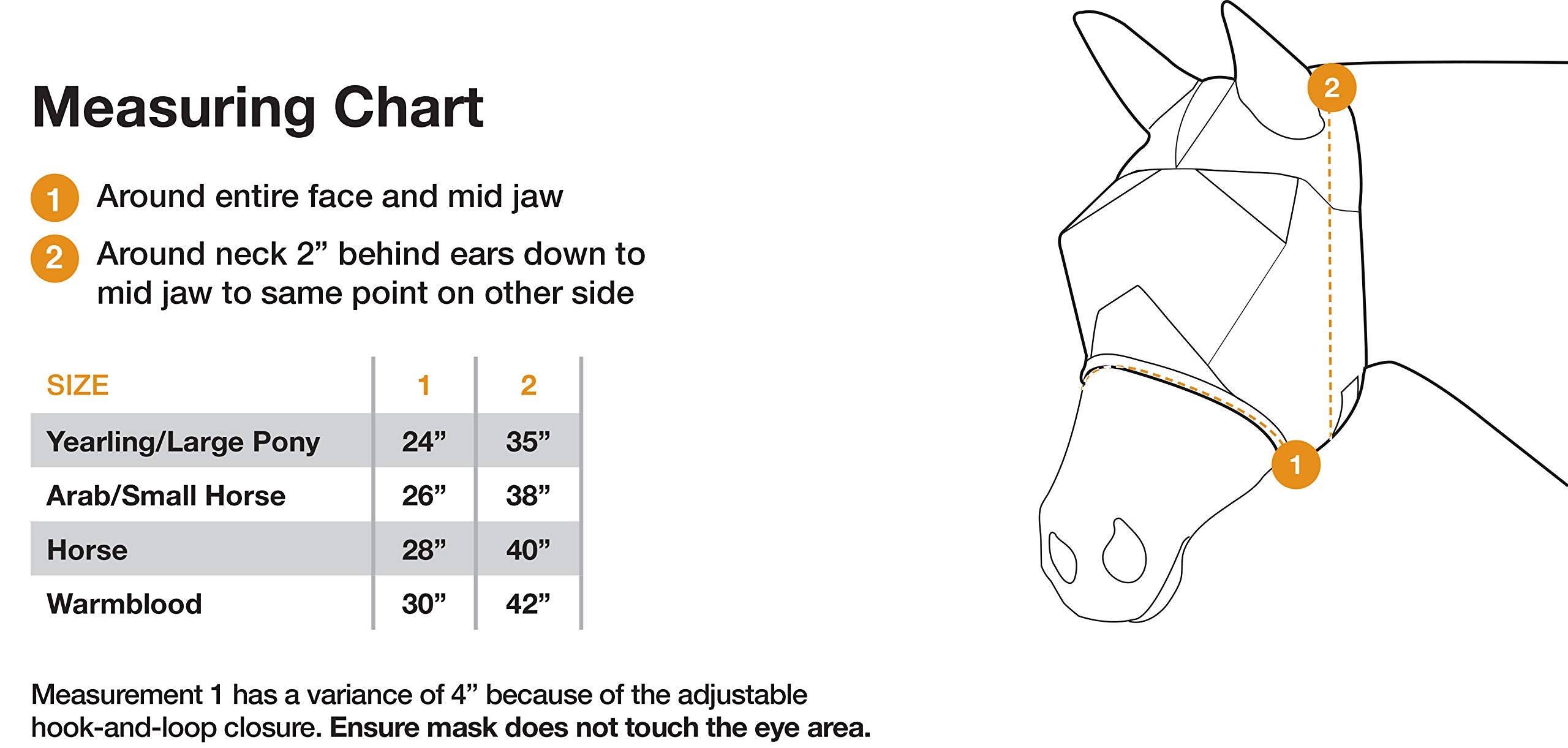 Cashel Economy Standard Horse Fly Mask gold close-up mesh, durable shield against insects