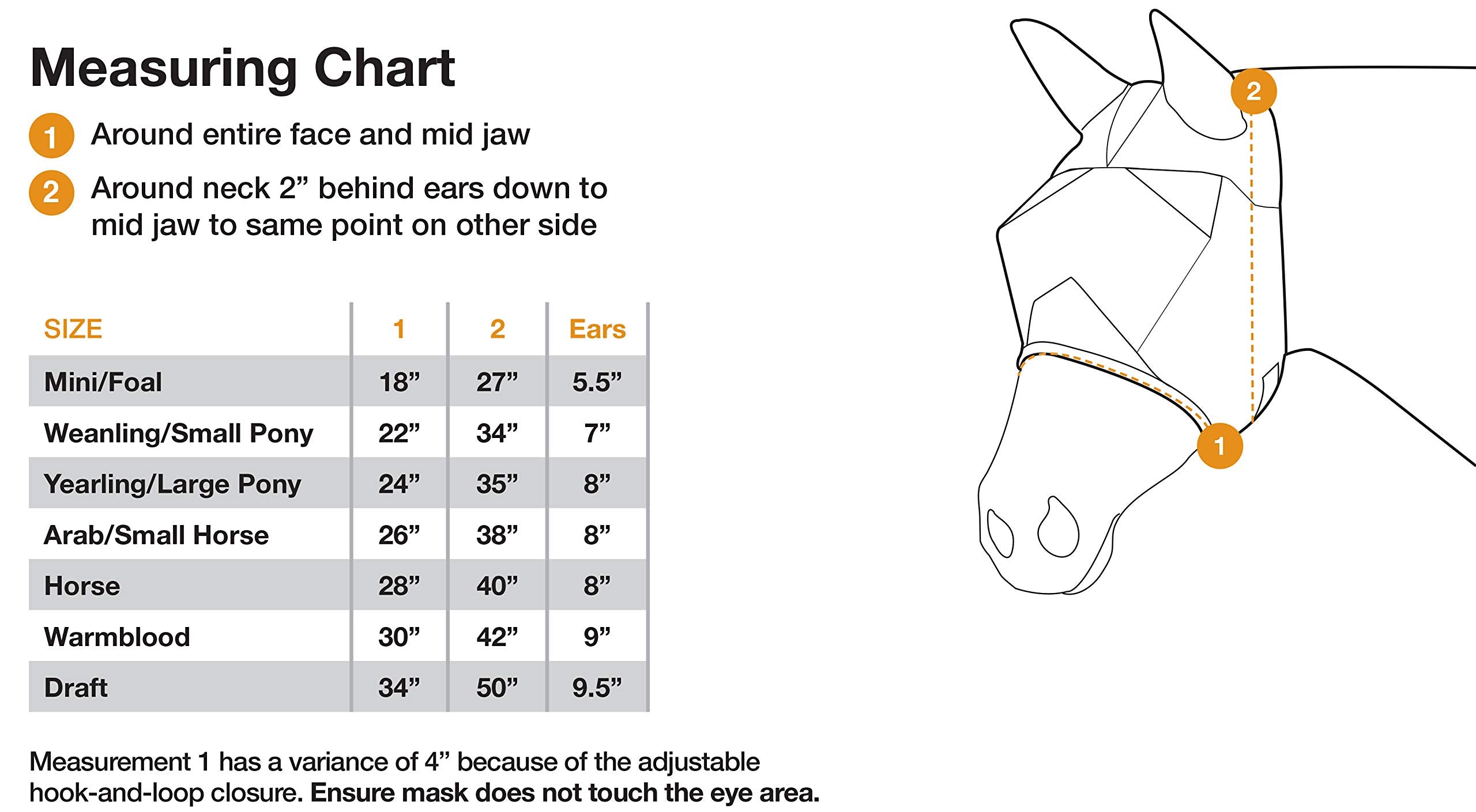 Cashel Quiet Ride mask with ears and long nose on horse for comfort on rides