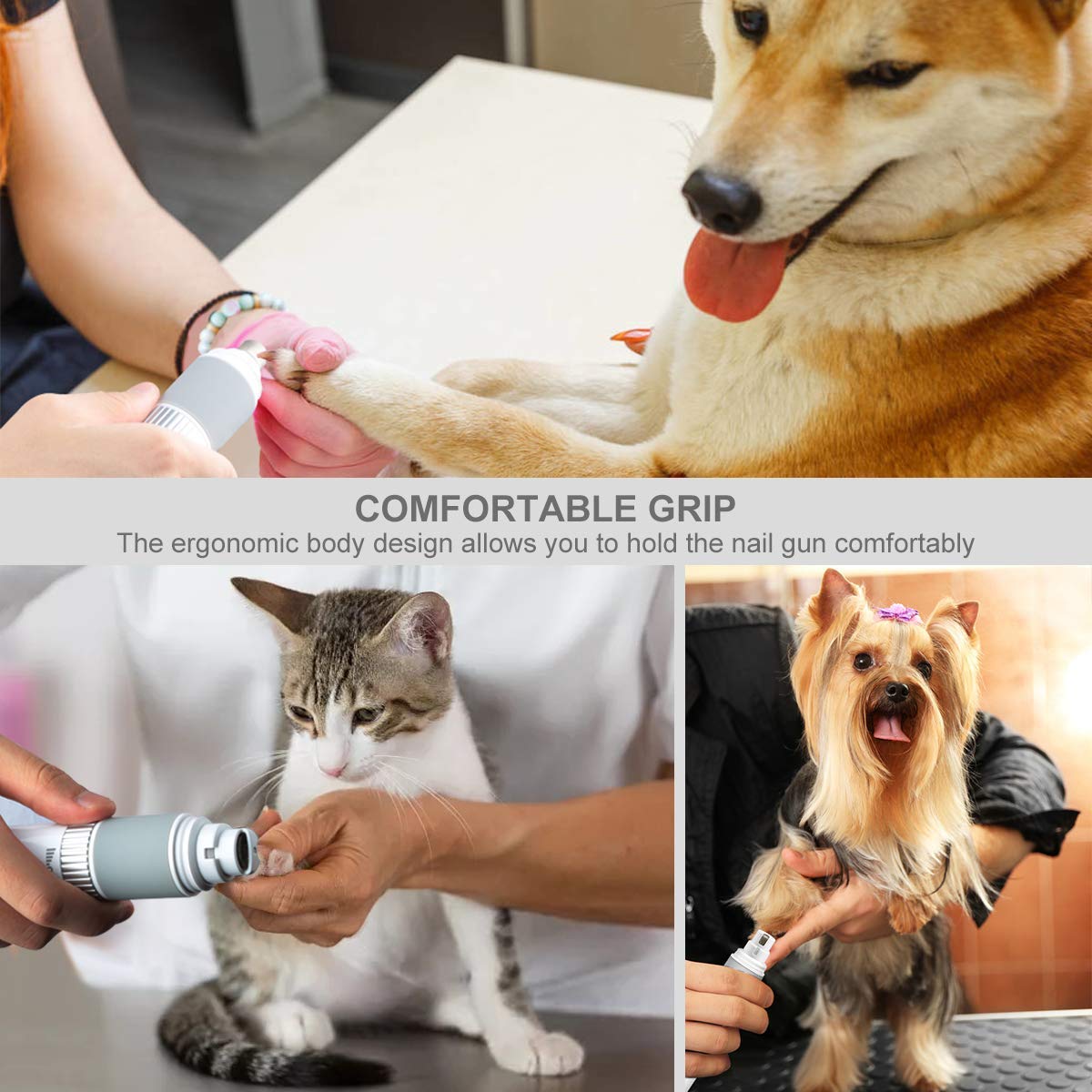 Casifor long-lasting battery supports extended grooming sessions.