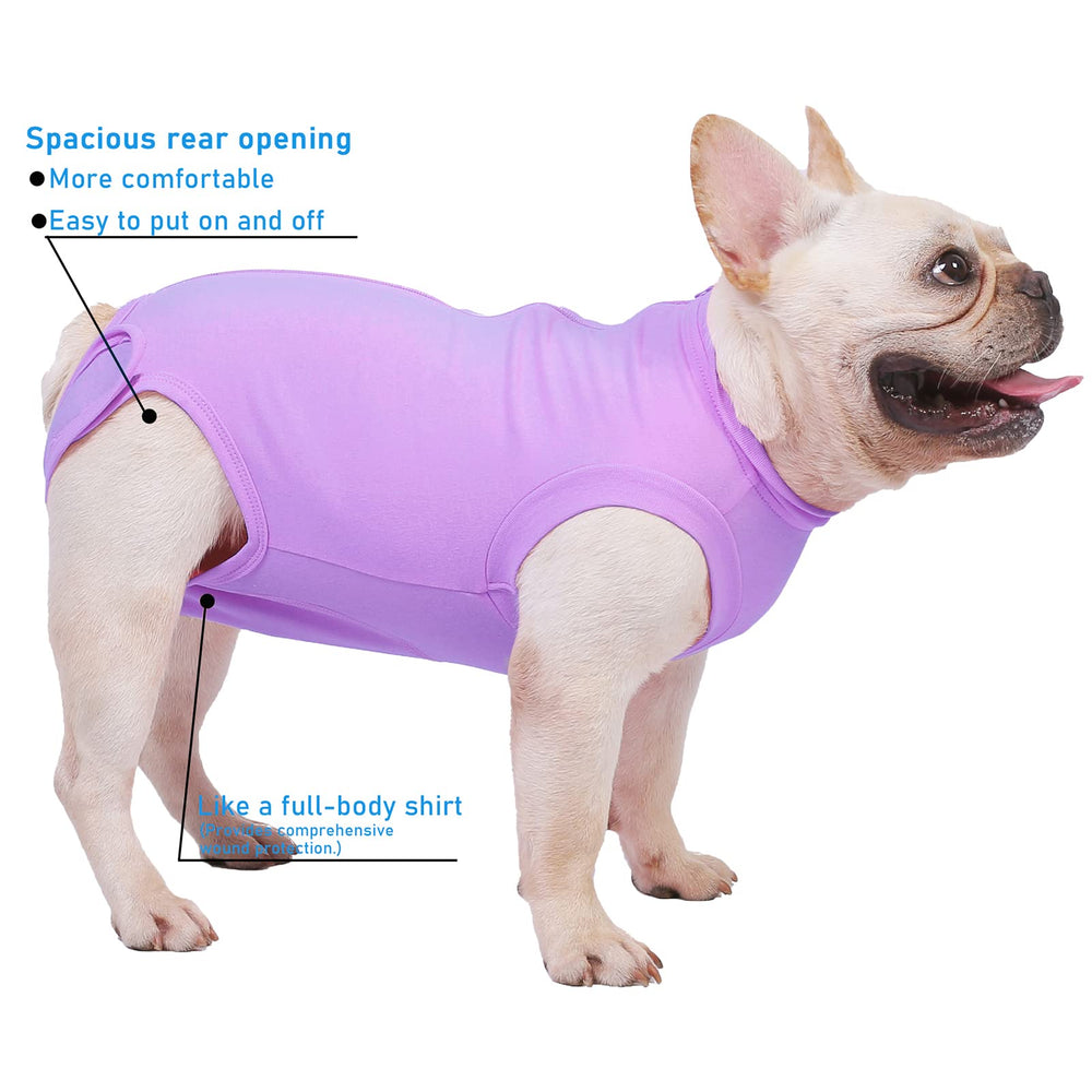 Caslfuca anti-scratch recovery suit protects wounds and reduces licking.