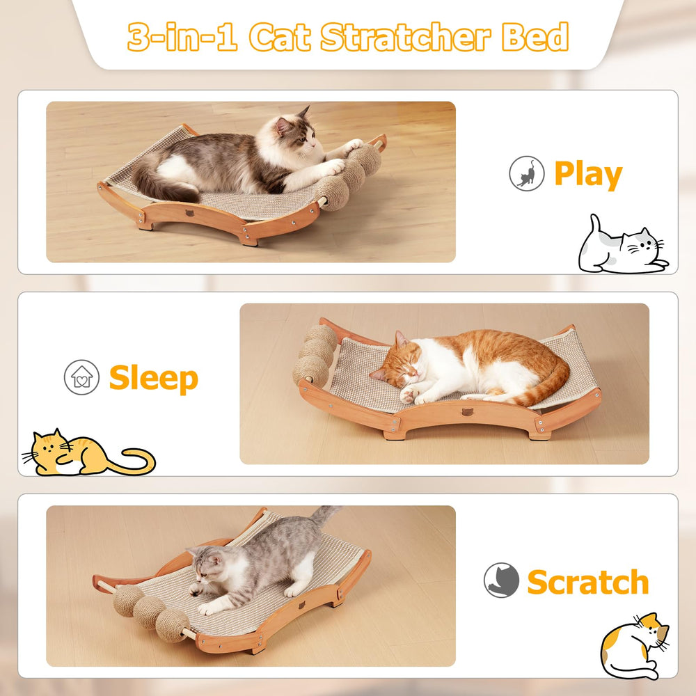 Casremee natural sisal scratching pad satisfies instinct while promoting healthy claws