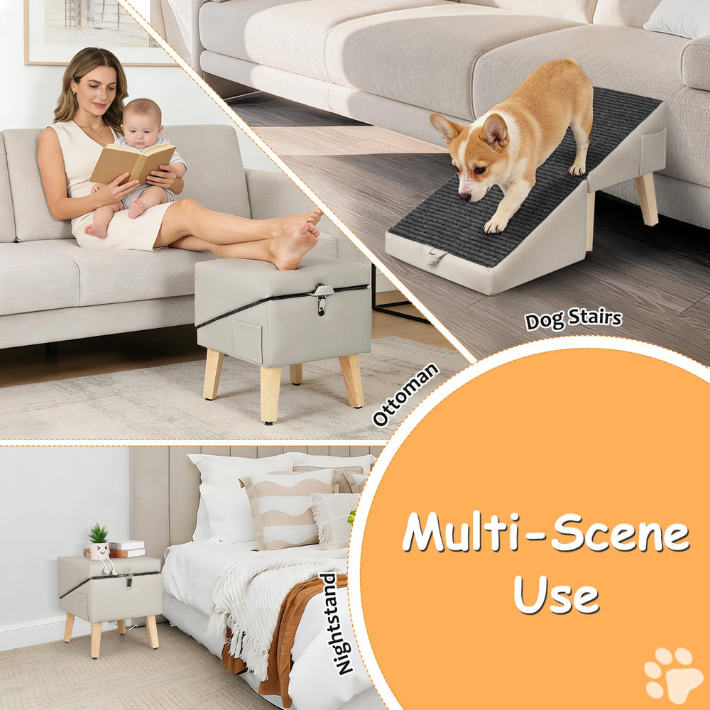 Casremee quick-assembly dog ramp ready in minutes