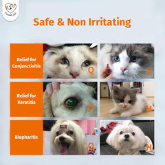 10 ml Cassiel Pet Eye Drops bottle detail for easy dosing