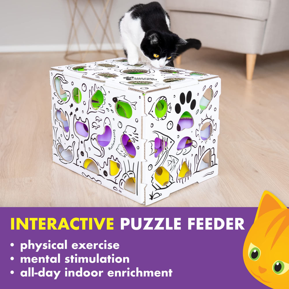 Cat Amazing MEGA made with durable plant-based materials keeps cats safe.