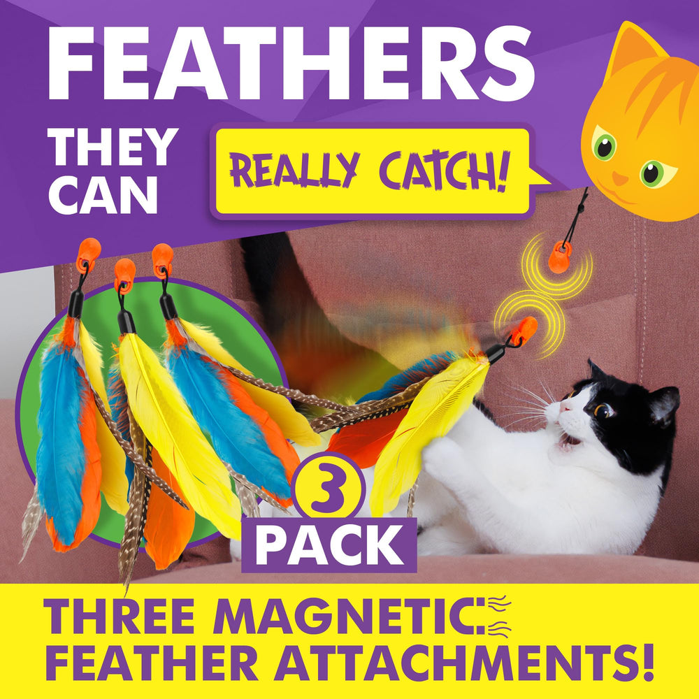 Cat Amazing Snatch Feathers safety craftsmanship image showing durable, safe materials.