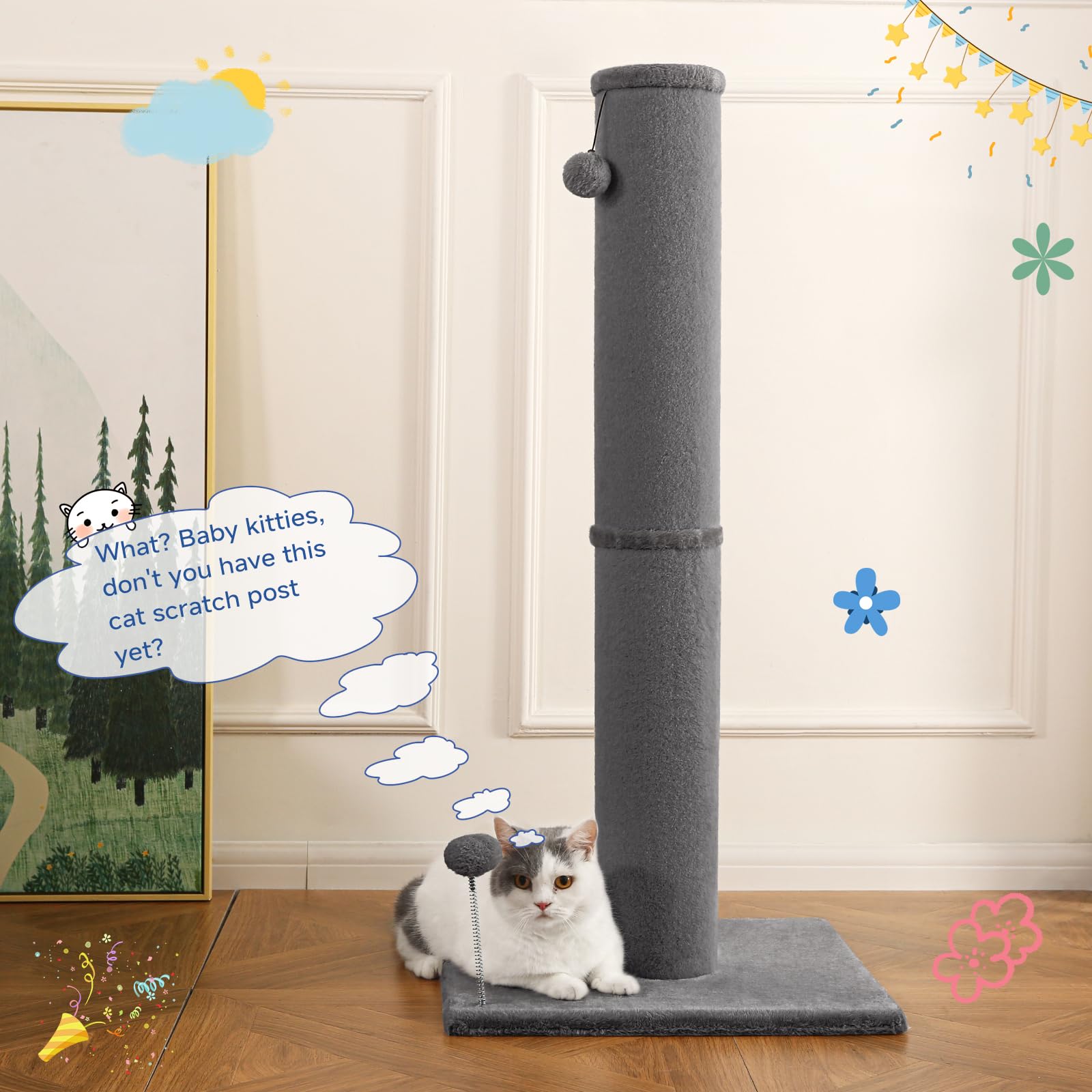 Cat Craft Bobcat post carpet texture inviting scratching and play.