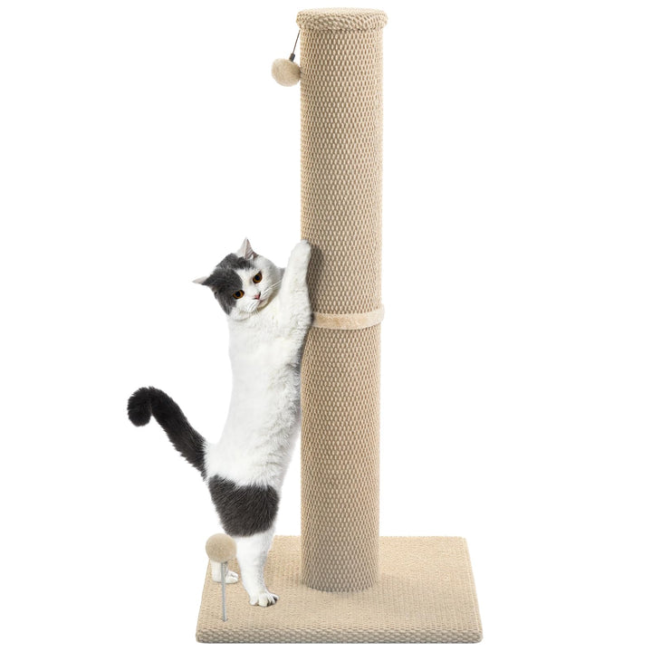 Cat Craft cat scratching post large base—stable platform for extended cat stretching.