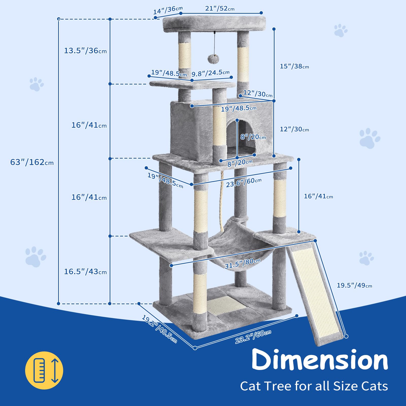 Cat Craft Cat Tree anti-tipping kit adds safe stability.