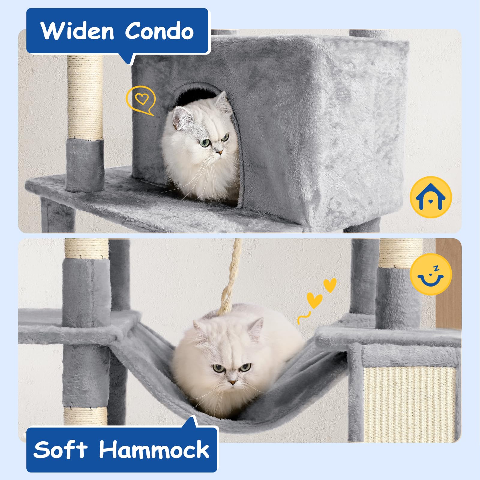 Cat Craft Cat Tree condo as a cozy hideaway for cats.