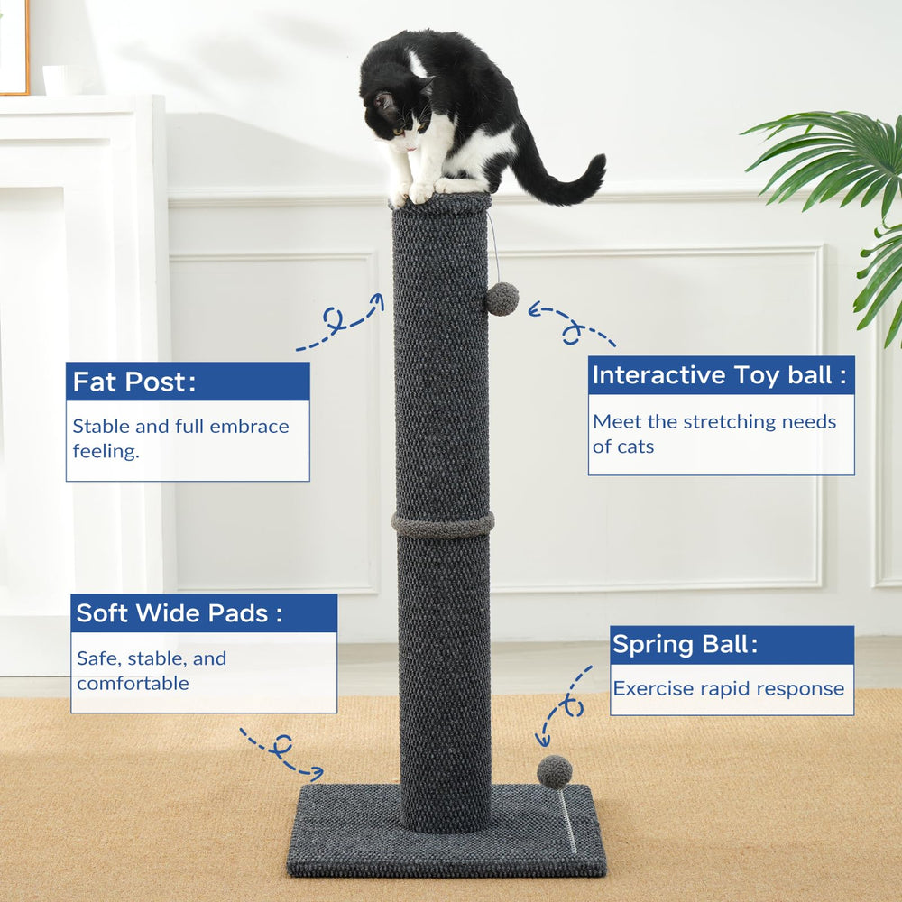 Cat Craft easy-assembly scratcher fits quickly into any room.