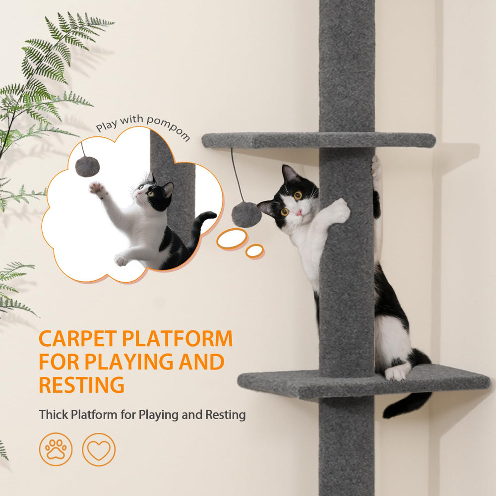 Cat Craft space-saving cat tree designed for small rooms