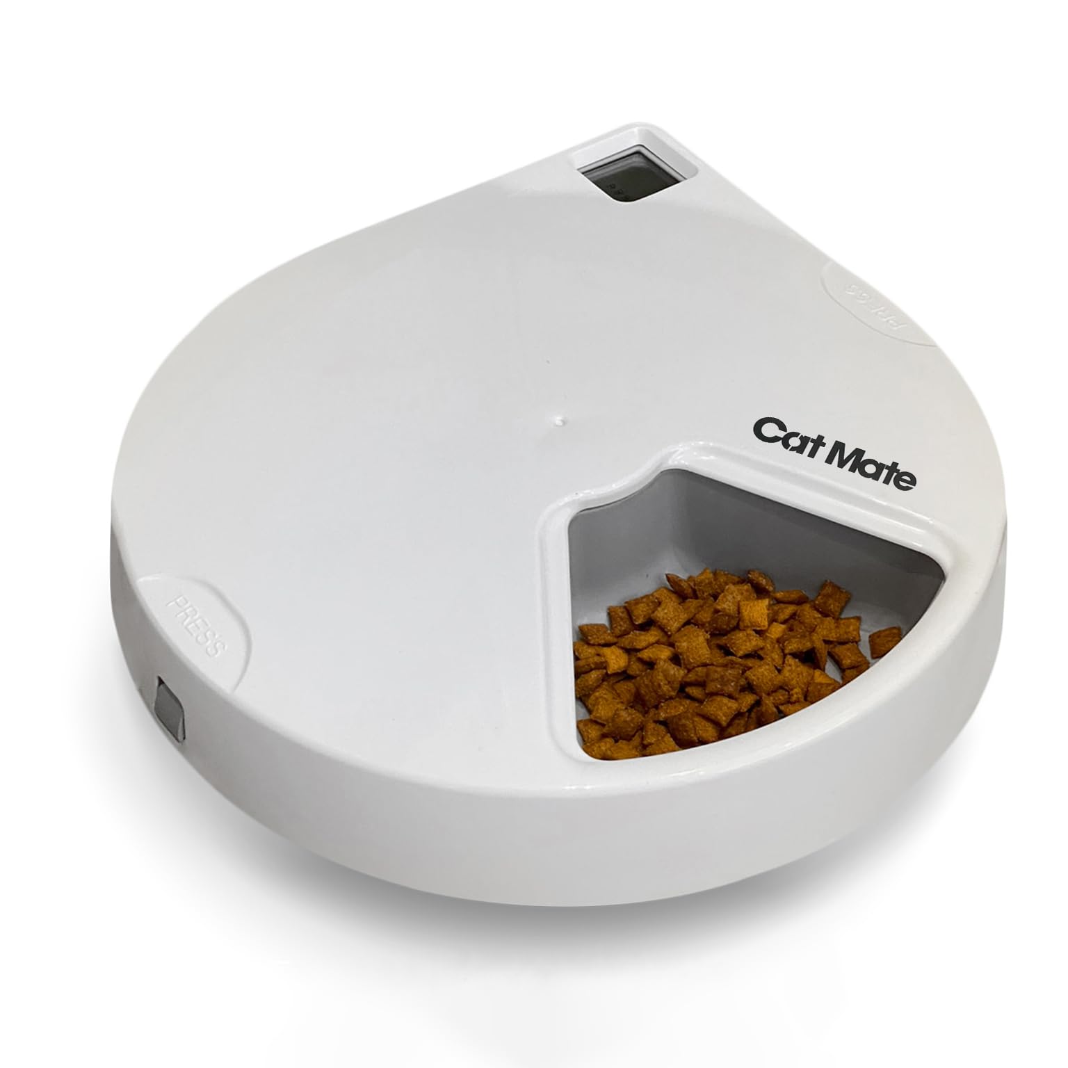 Easily cleaned stainless steel bowls for Closer Pets Cat Mate C500 carousel