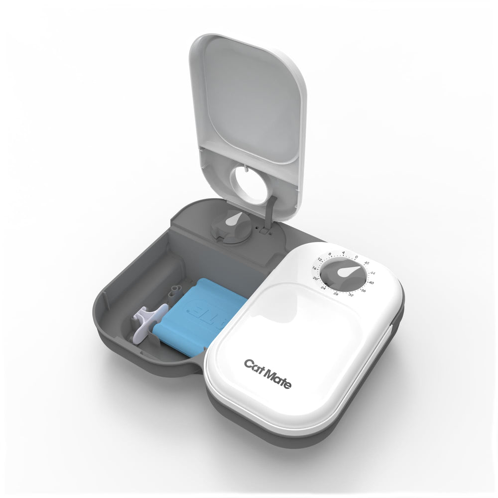 Cat Mate C200 compact white design fits any counter.