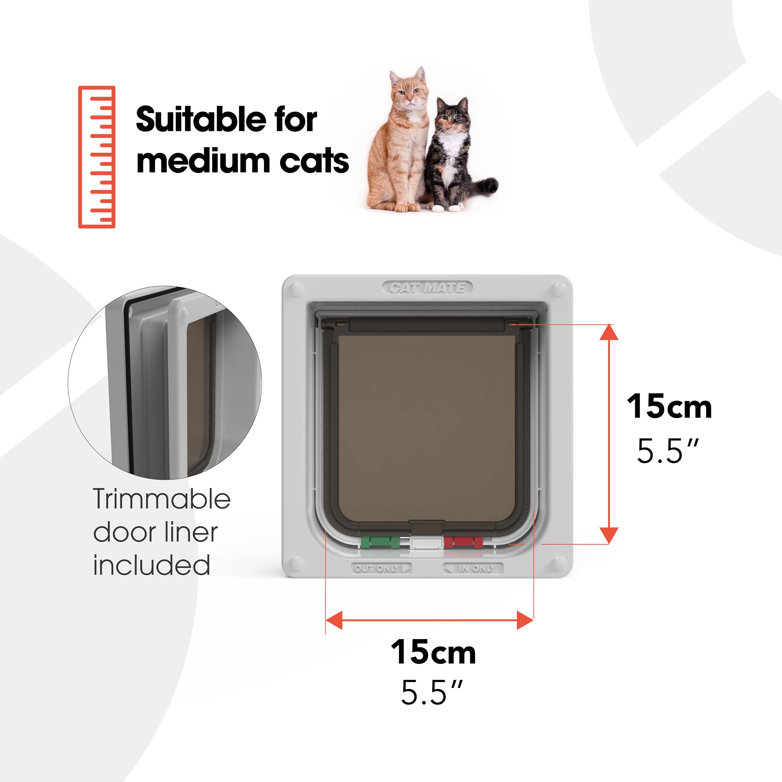 Cat Mate durable polymer body showcases tough, long-lasting construction