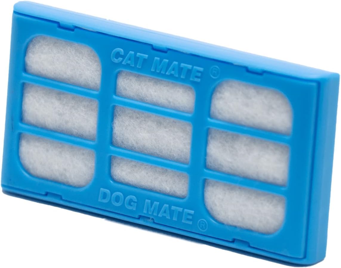 Cat Mate pack of six filters on display for home use