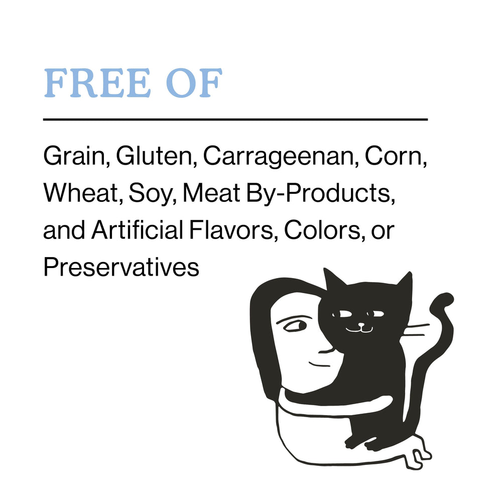 Chicken fat in Cat Person dry food supporting skin and coat health