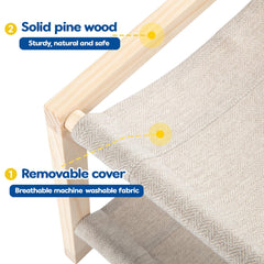 CatAve breathable fabric with washable covers for easy cleaning