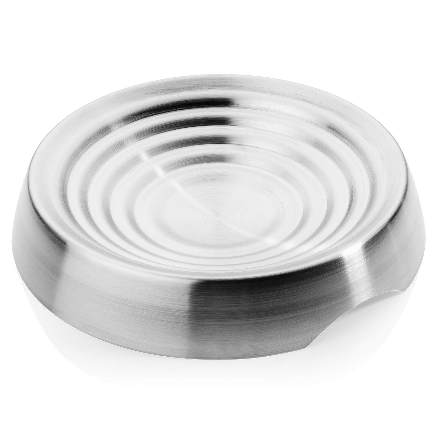 CatGuru whisker-friendly bowl with shallow ripples for easy eating and less whisker contact.