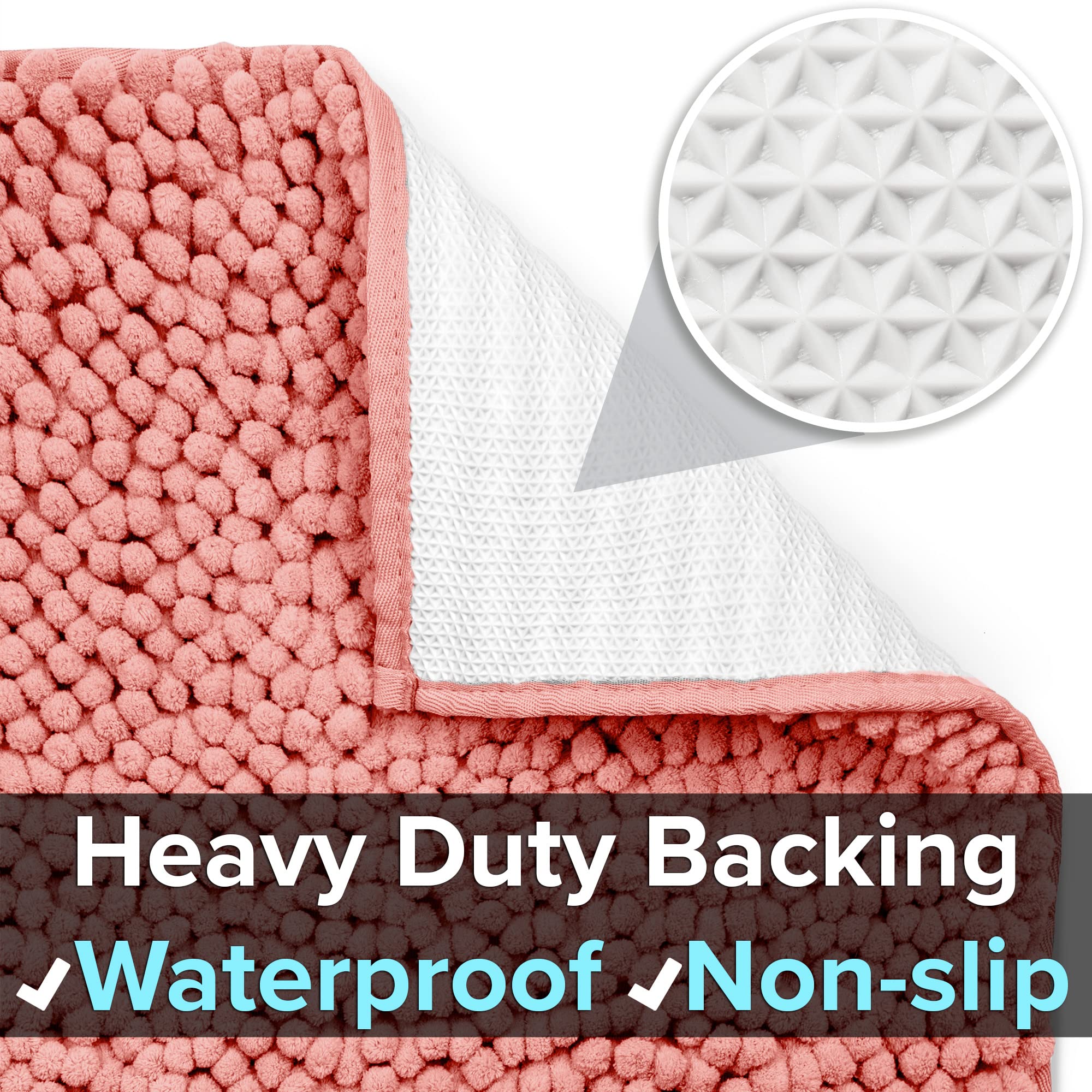 CatGuru Litter Mat XL coral soft microfiber wipes paws.