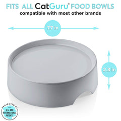 CatGuru ergonomic mealtime promotes healthier posture during feeding.
