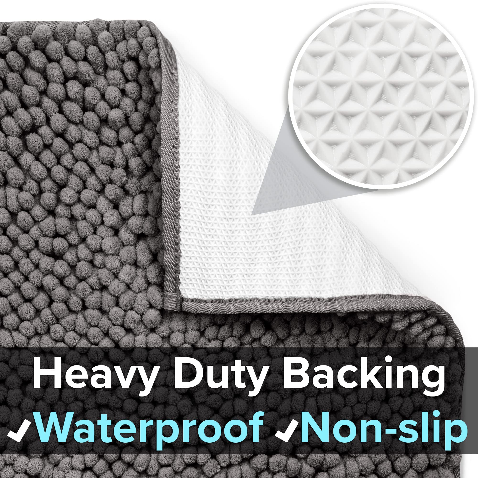 CatGuru medium litter mat showing non-slip backing to prevent movement.