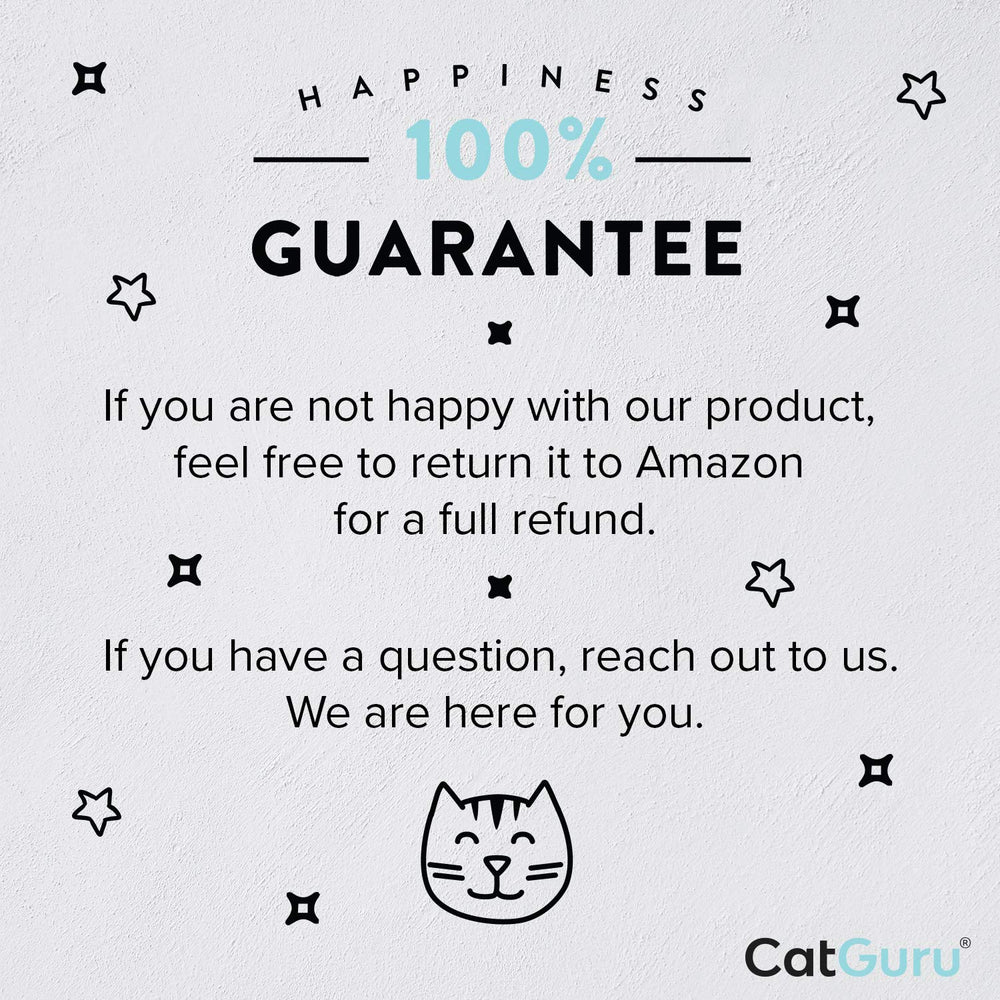 CatGuru medium litter mat packaging indicating international shipping availability.