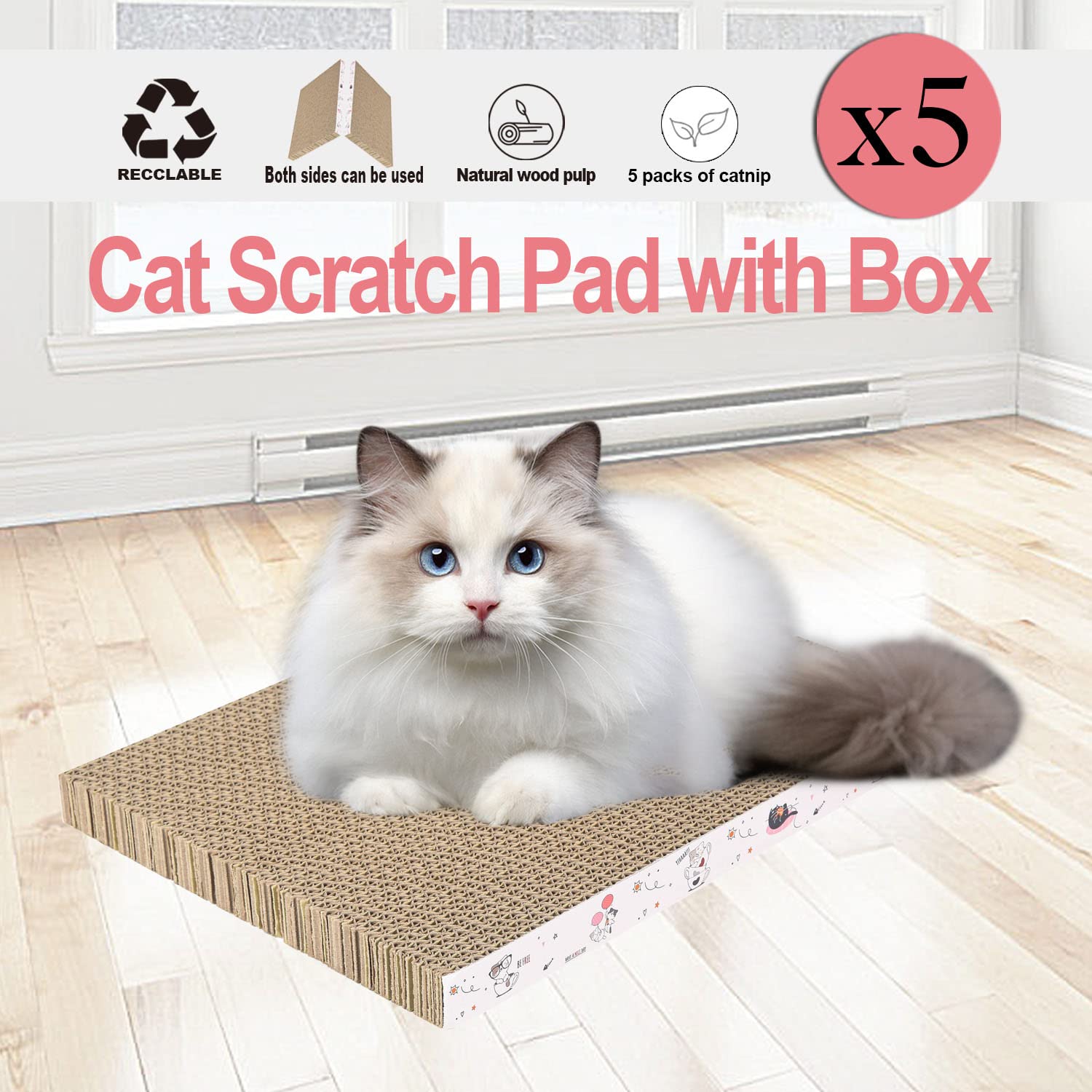 Catinarla box with dimensions for quick setup and stacking