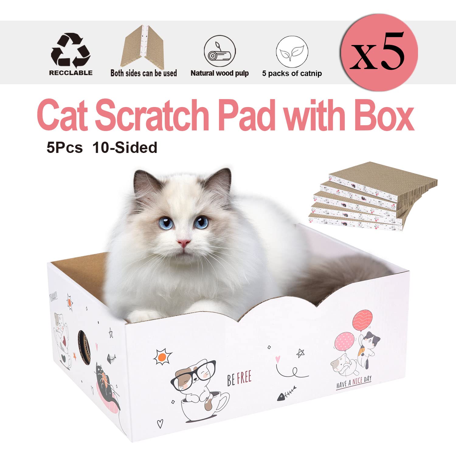 Catinarla included catnip sachets to boost play