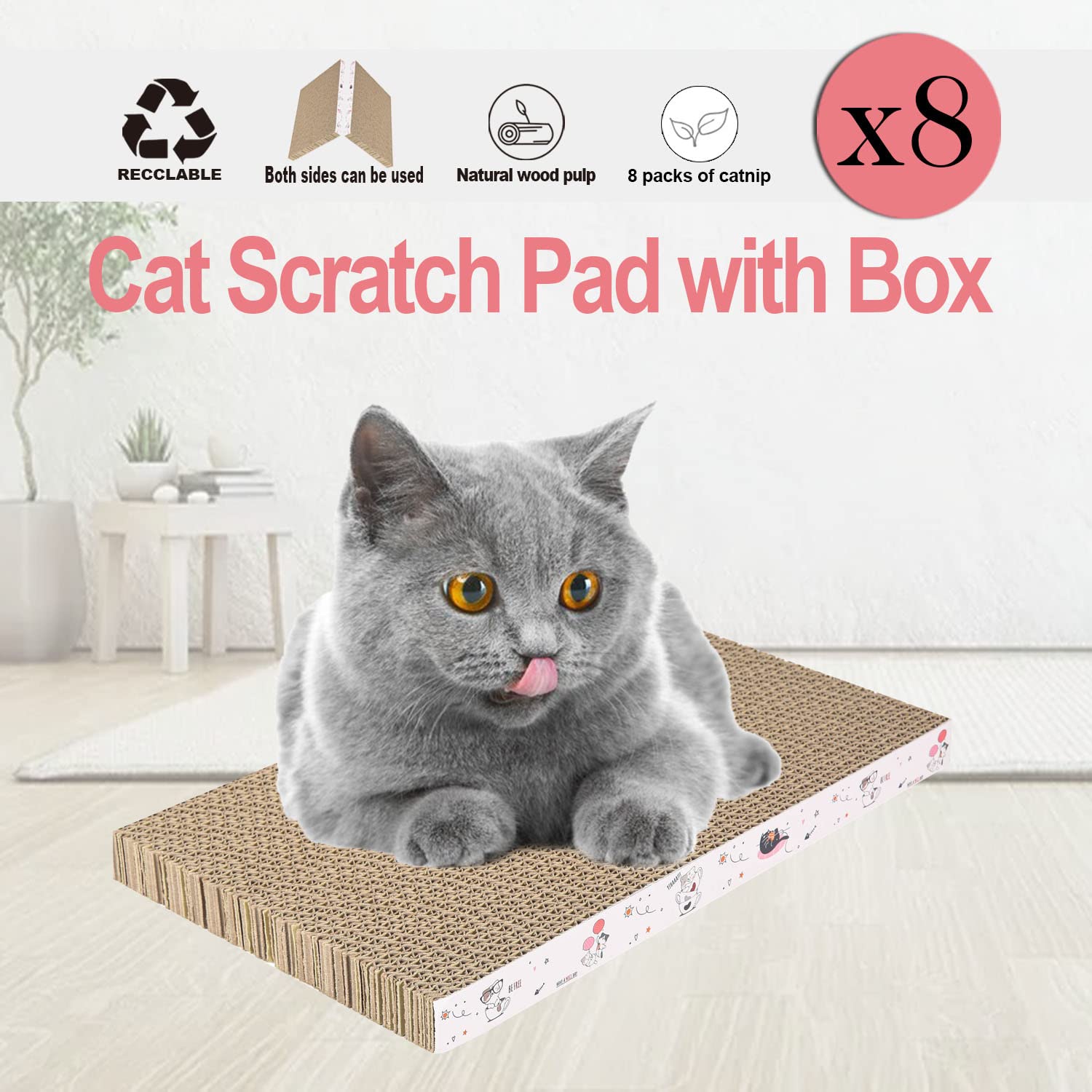 Catinarla packaging and value kit highlighting eco-friendly packaging.