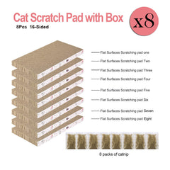 Catinarla reversible two-sided scratch pad interior view for varied textures.