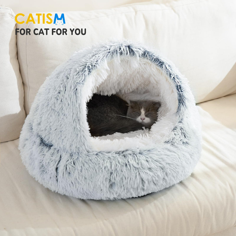 CATISM Black oxford non-slip bottom helps keep the bed in place.