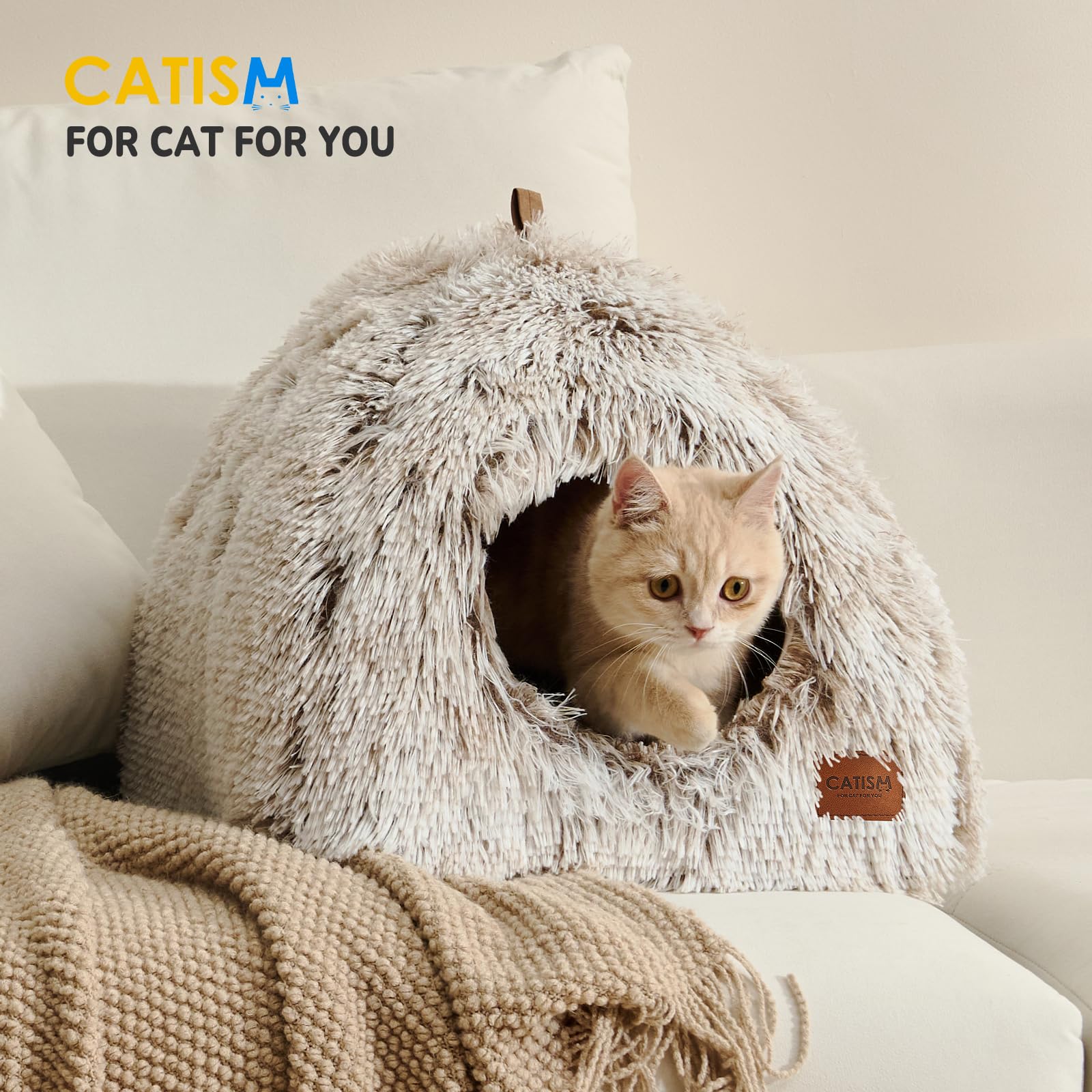 CATISM Cat Bed Foldable 2-in-1 setup for versatile spaces