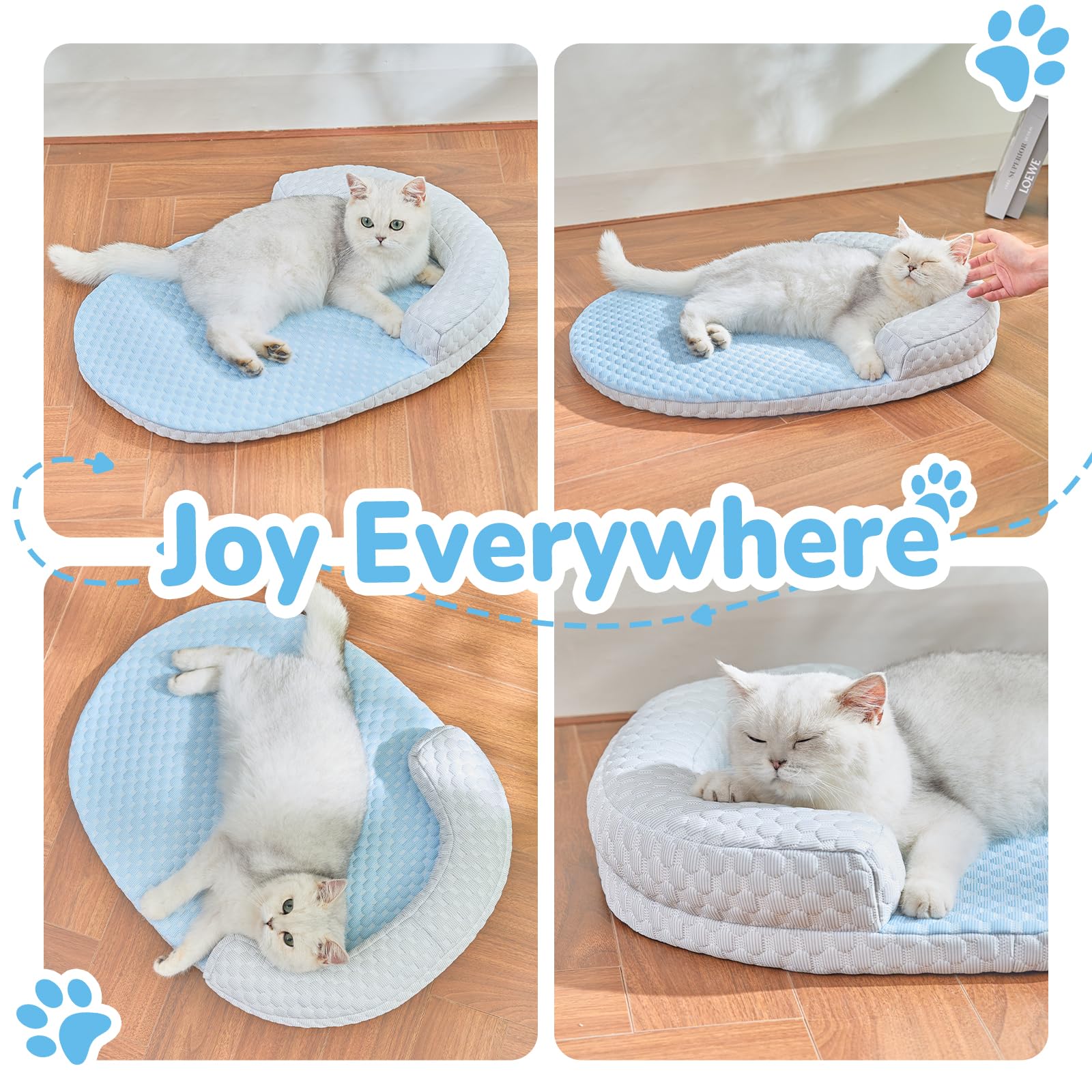 CATISM cooling mat is ideal for cats or small dogs and other small pets.