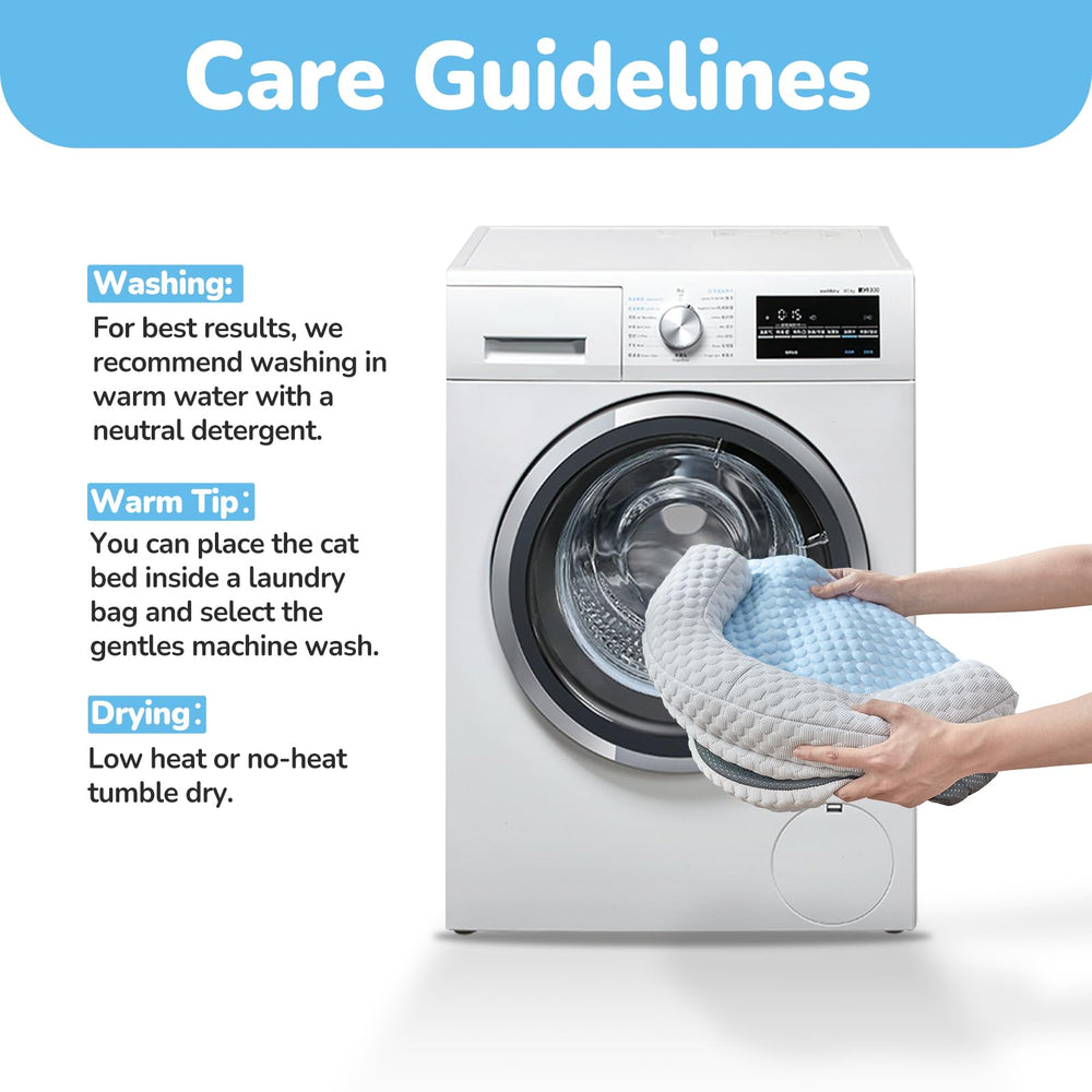 CATISM cooling mat fits small spaces while giving cats room to stretch.