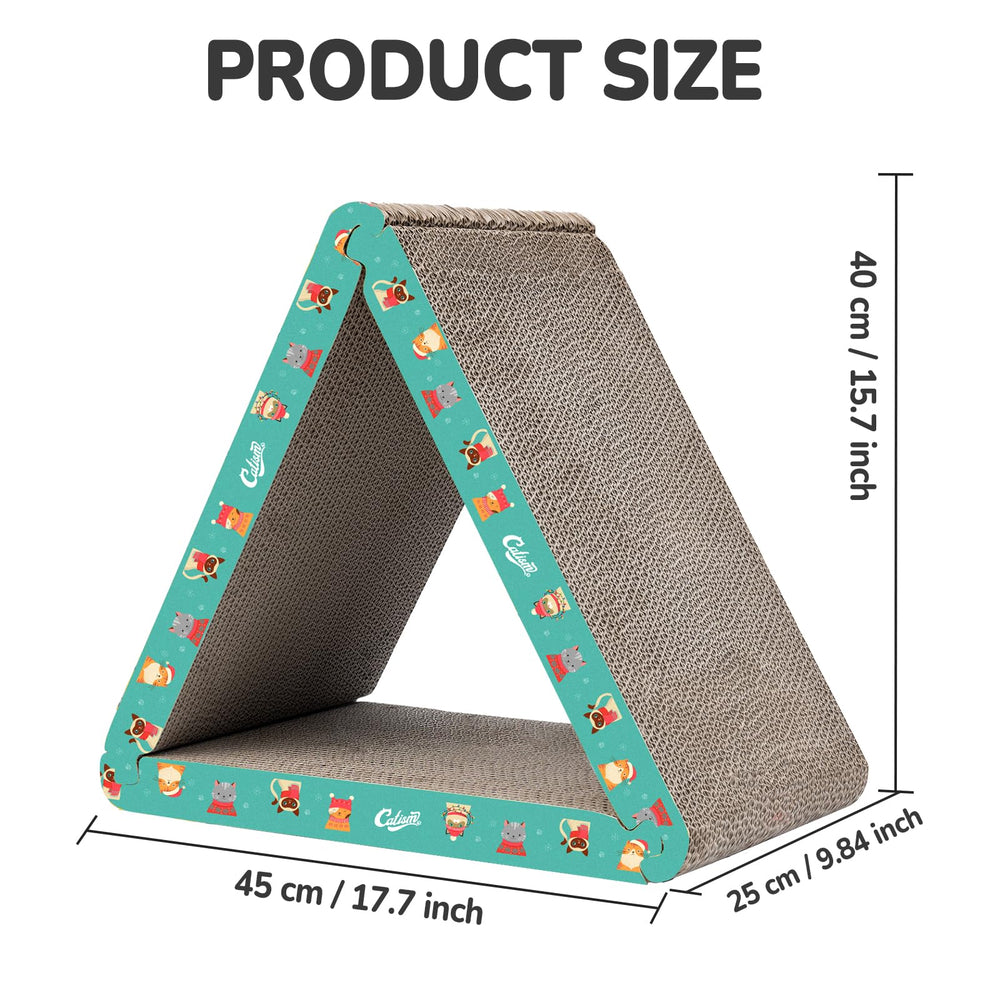 CATISM foldable triangle house, compact design for easy storage and setup.