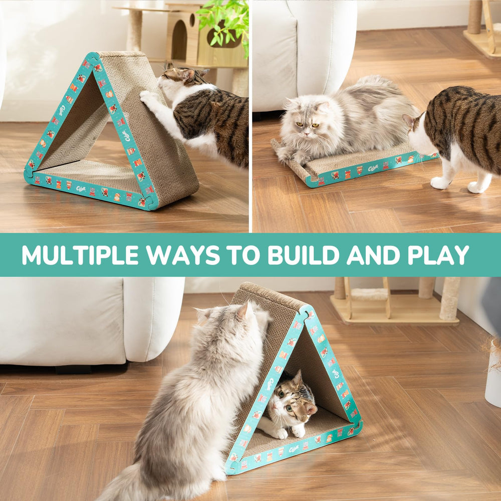 CATISM non-slip patches keep the scratcher stable on all floor types.