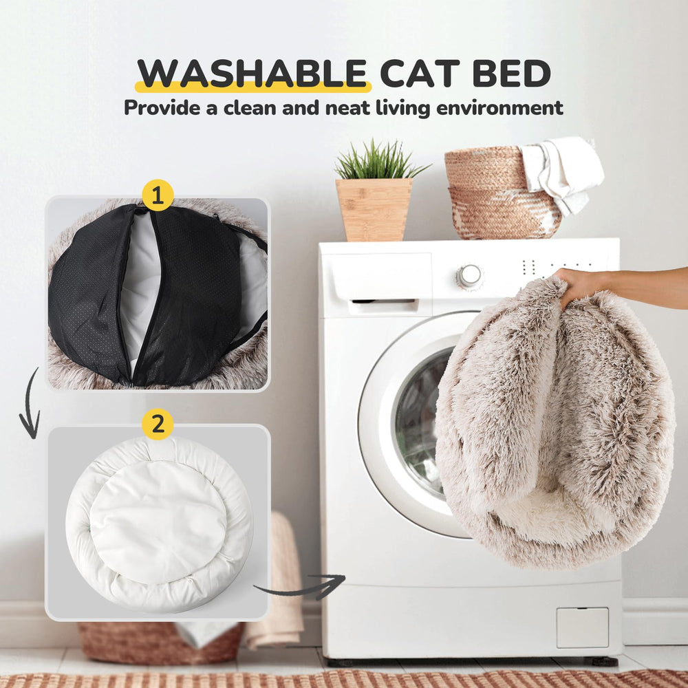CATISM removable washable cover cat bed simplifies cleaning