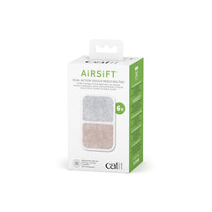Catit Airsift 6-pack packaging for easy litter odor control.