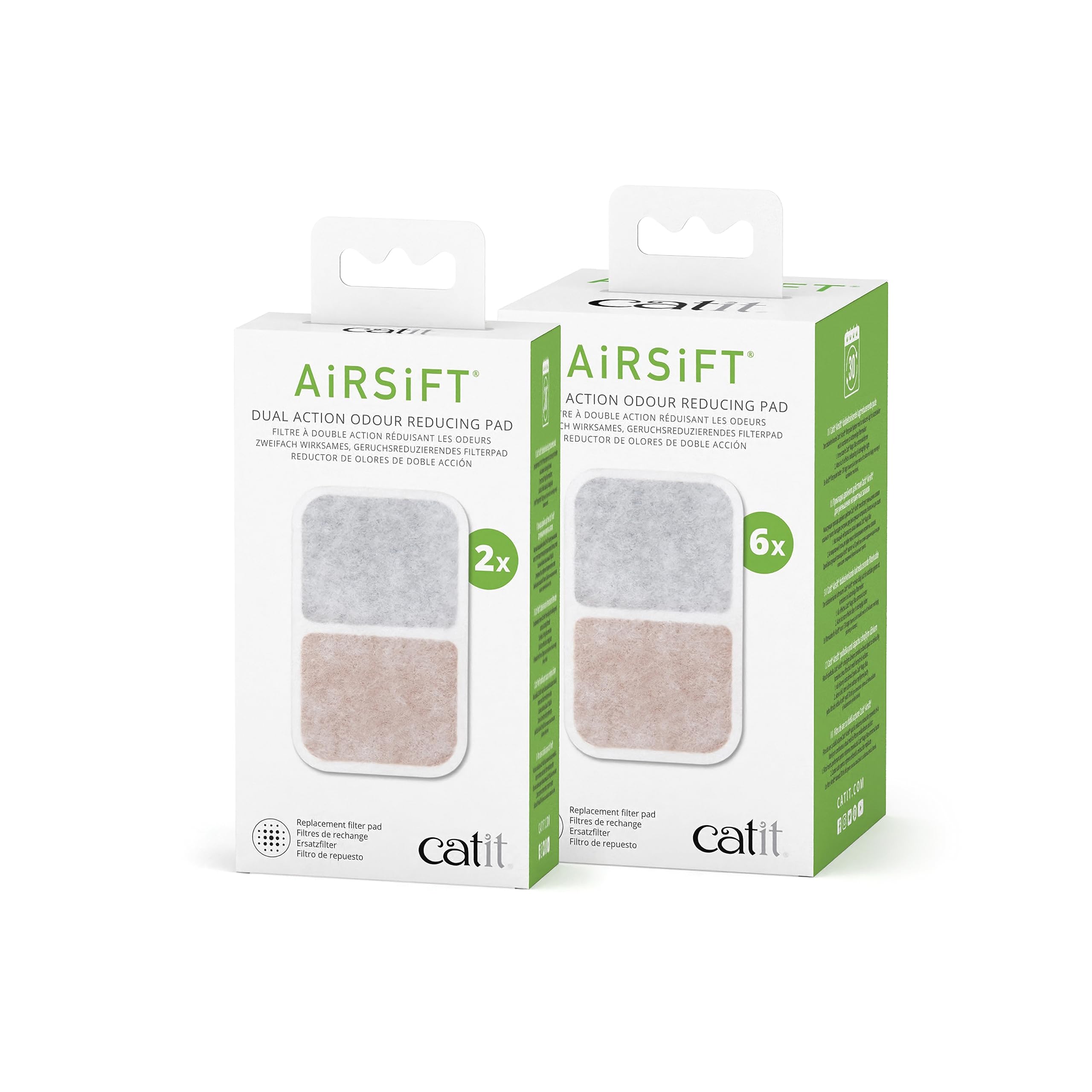 Catit Airsift in-room freshness visual suggests a cleaner space.
