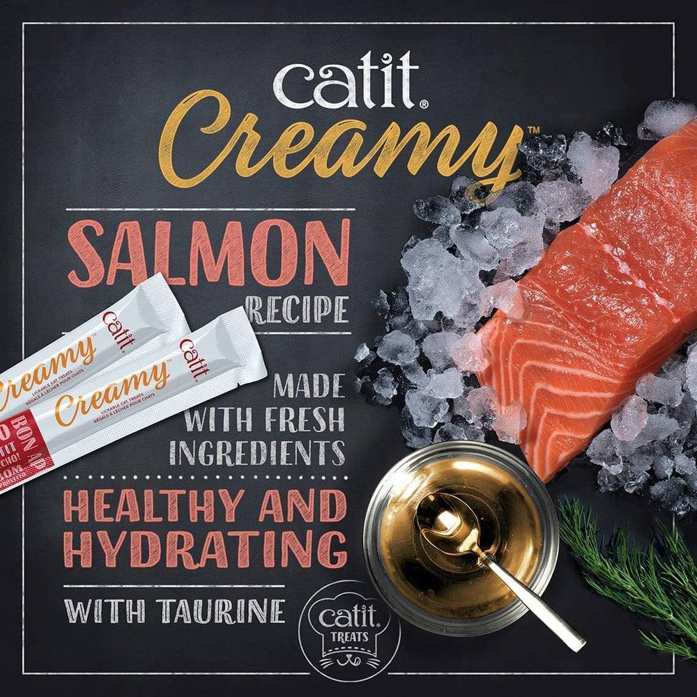 Catit Creamy 50-pack ideal for multi-cat households and consistent treats.
