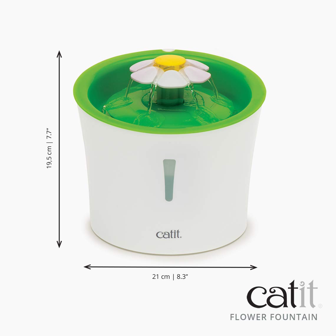 Catit Fountain easy-clean disassembly illustration for quick maintenance.
