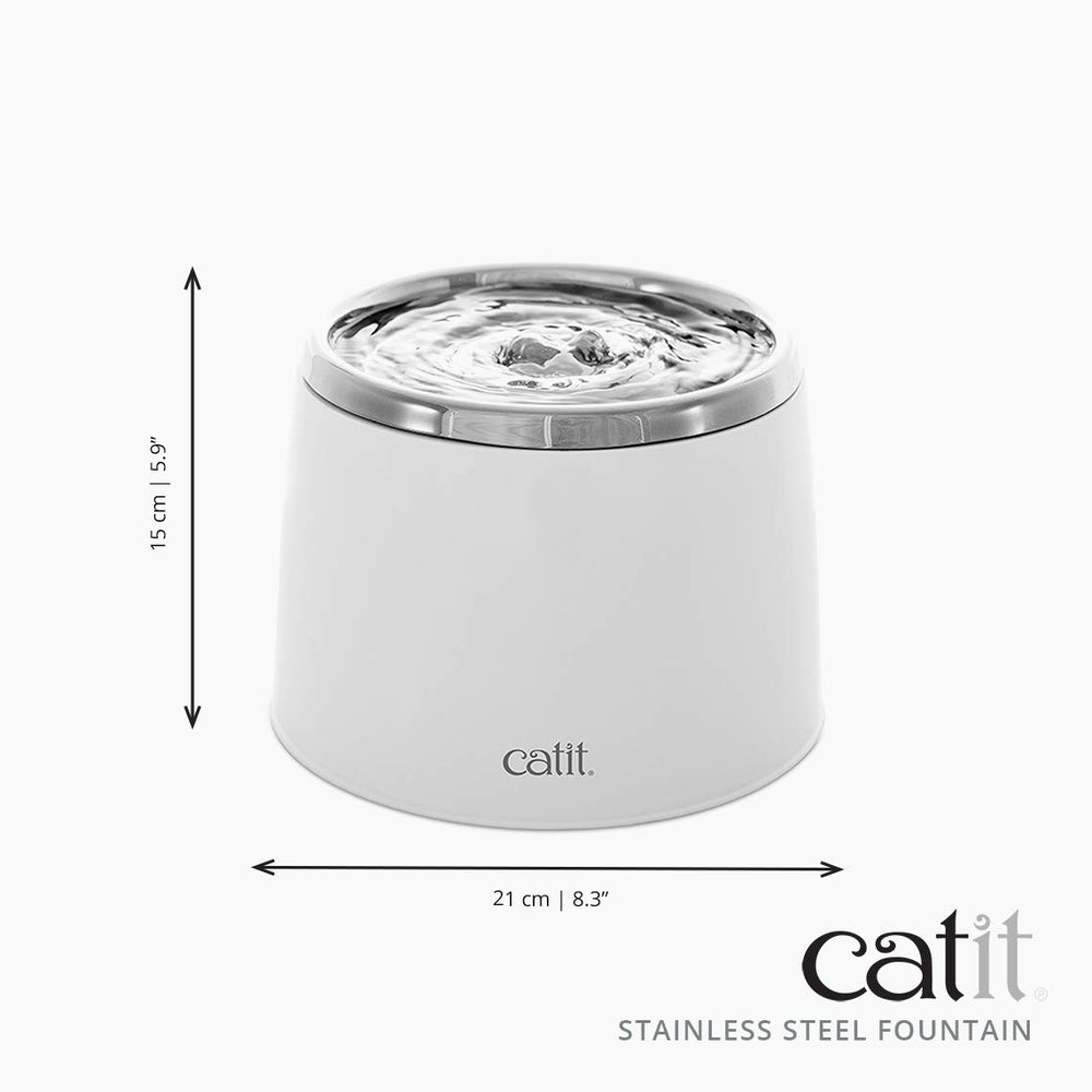 Catit Fresh & Clear hygienic bowl surface supports straightforward cleaning routines.
