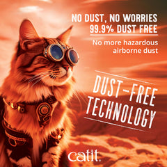 Catit Go Natural graphic of high absorption and odor control