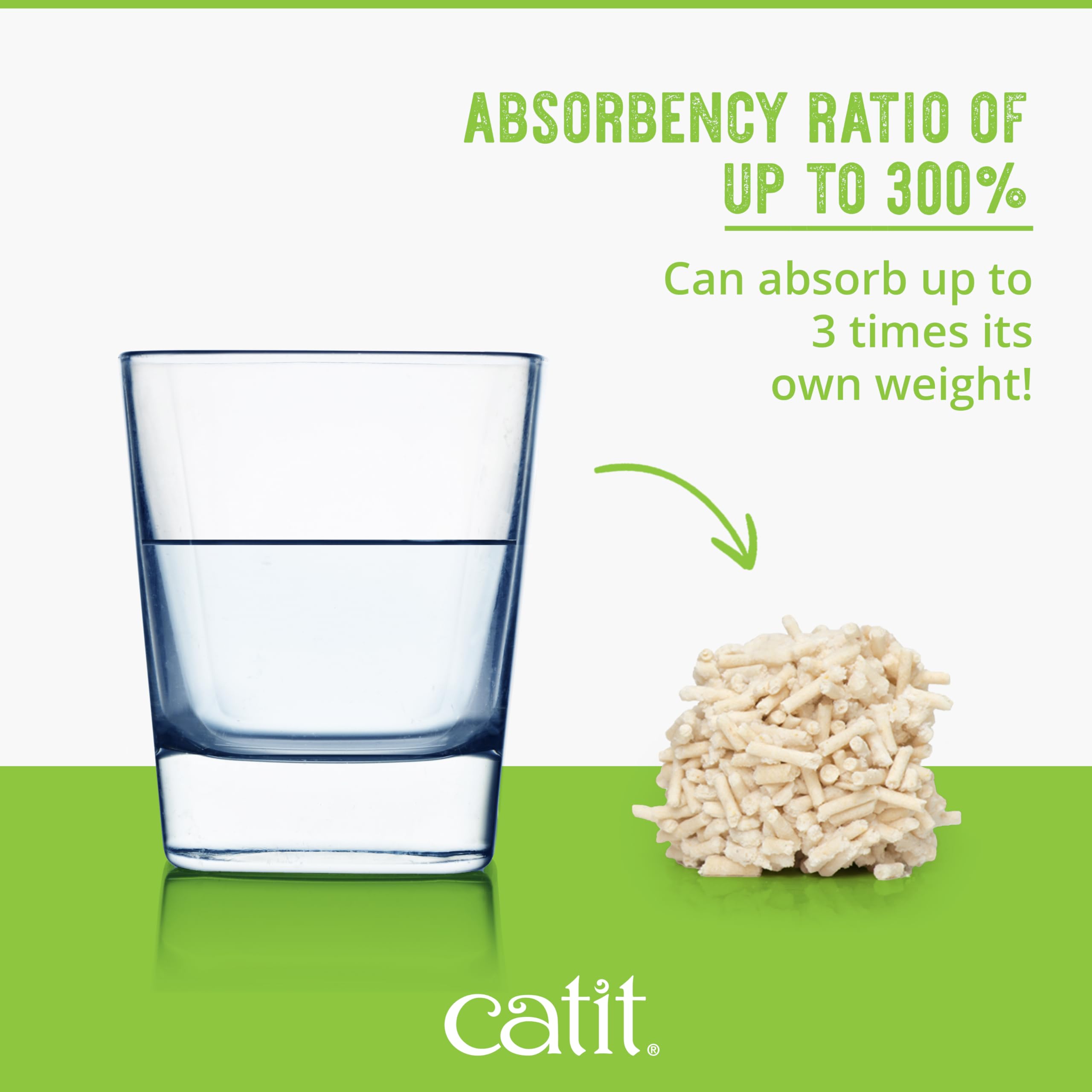 Catit Go Natural low-tracking pellets reduce spread