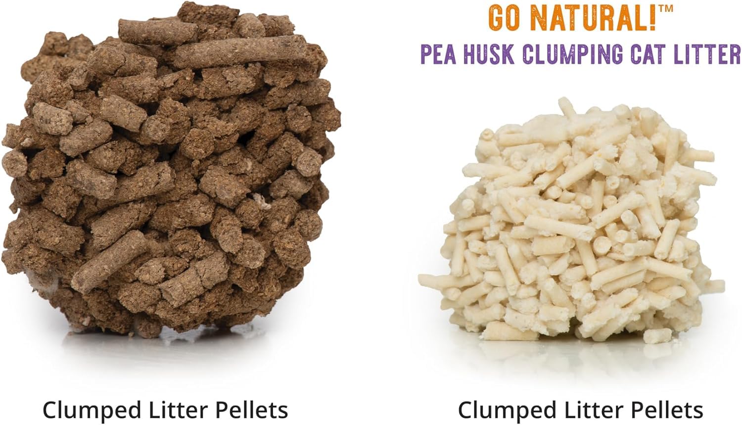 Catit Go Natural pea husk litter is flushable where allowed.