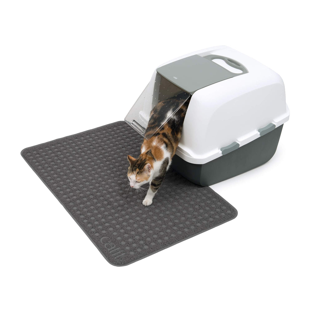 Catit Large Cat Litter Mat large size supports wide spaces and layouts.