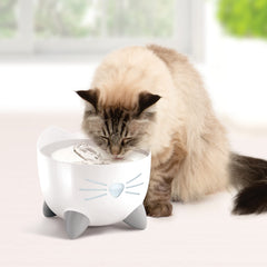 Catit PIXI Fountain spout stream for precise hydration during play.