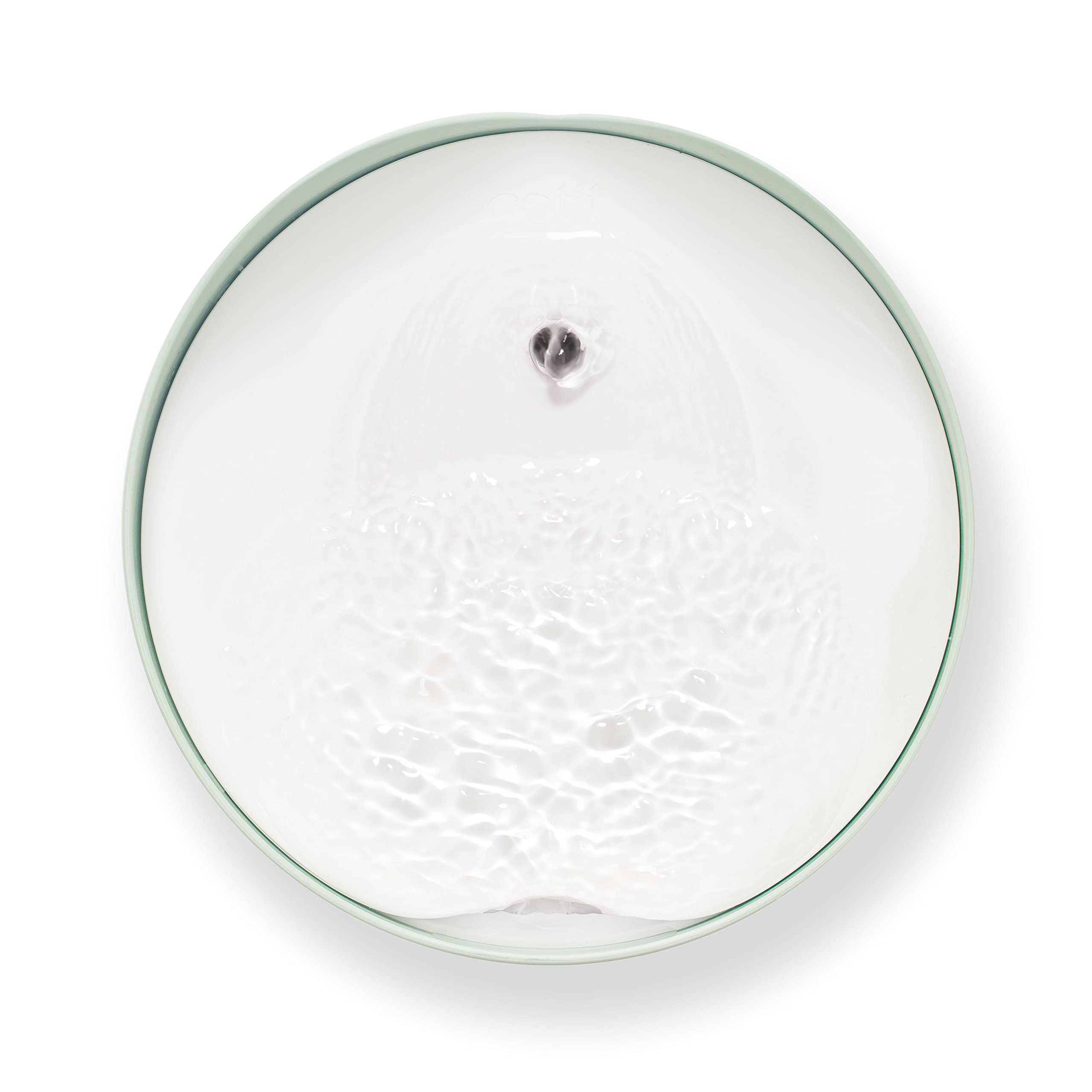 Catit PIXI silent, suspended pump reduces noise and whisker strain.