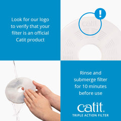 Catit ion-exchange resin softens water reducing minerals